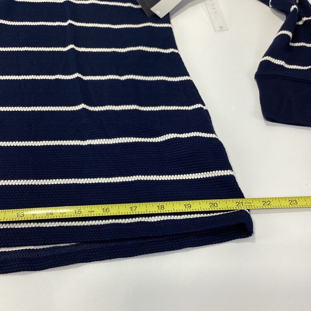 Tommy Hilfiger Athluxe Striped Cowl Neck Shirt Long Sleeve XL NWT - Picture 7 of 12